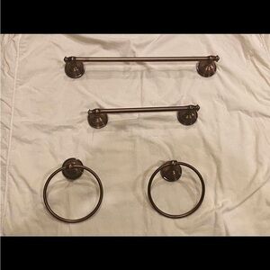 Allen + Roth towel bar set - Oil rubbed bronze